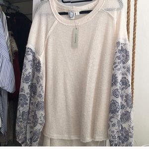 Boho bell sleeves top